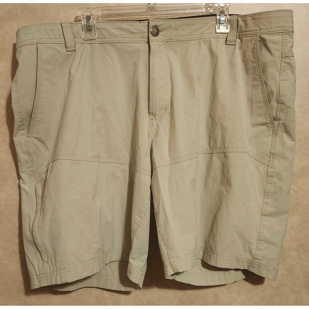 Ascend Mens Hiking Shorts Tan Khaki Lightweight Outdoor Performance Size 44